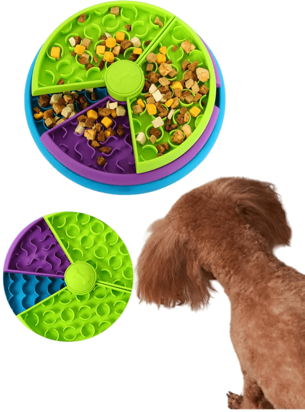 Anti Gulping, Slow Feeder and Anti-Spill Food Bowl for Pet - Image 7