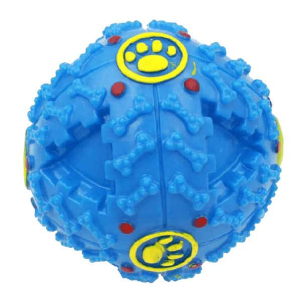 Treat Dispensing Squeaky Interactive Dog Toy Ball