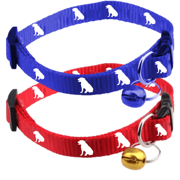 Collars with Bells for Pet - 2 Nos.